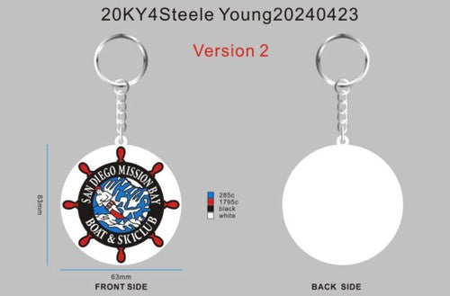 CUSTOM RUBBER KEYCHAINS - 20KY4Steele Young