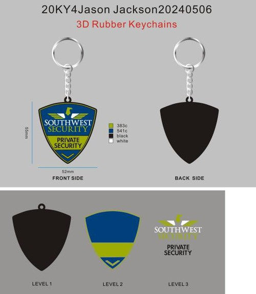 CUSTOM RUBBER KEYCHAINS-20KY4Jason Jackson