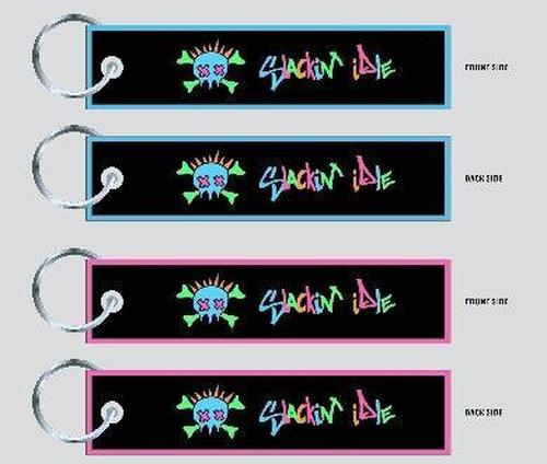 Double Sided Woven Keychains-20WKY4Anthony250703