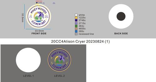 CUSTOM SHOE CHARMS -  20CC4Alison Cryer