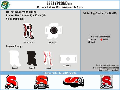 Custom Versatile Shoe charms-20VCC4Brooke Miller 250811