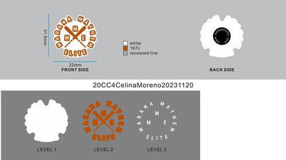 CUSTOM SHOE CHARMS - 20CC4Celina Moreno