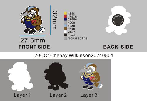 CUSTOM SHOE CHARMS-20CC4Chenay Wilkinson