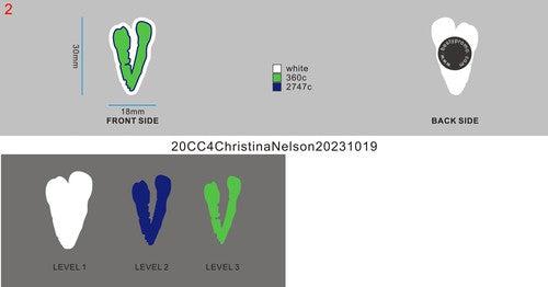 CUSTOM SHOE CHARMS - 20CC4Christina Nelson