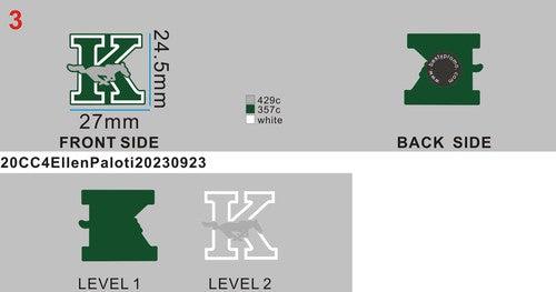 CUSTOM SHOE CHARMS - 20CC4Ellen Paloti