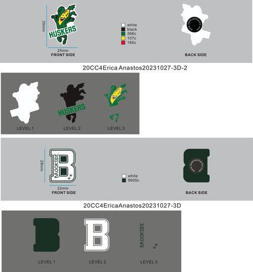 CUSTOM CLOG CHARMS - -20CC4Erica Anastos