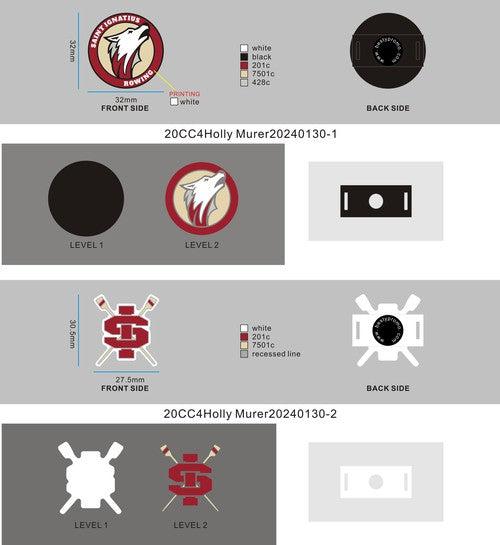 CUSTOM SHOE CHARMS -  20CC4Holly Murer