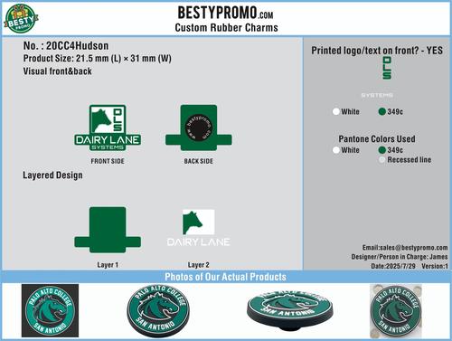 Custom Shoe charms-20CC4Hudson 250729