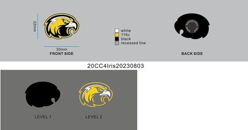 CUSTOM SHOE CHARMS - 20CC4Iris