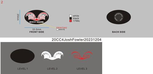 CUSTOM SHOE CHARMS -20CC4Josh Fowler