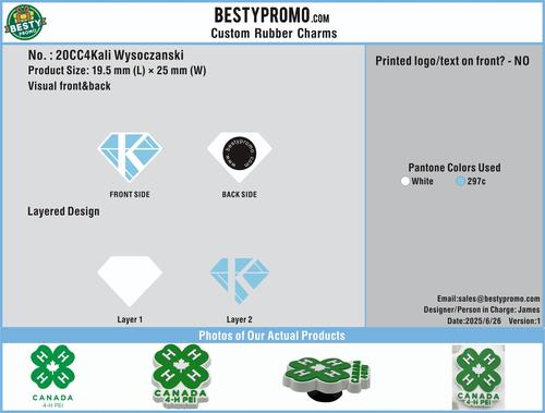 Custom Shoe charms-20CC4Kali Wysoczanski 250626