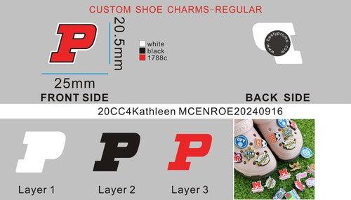 CUSTOM SHOE CHARMS-20CC4Kathleen MCENROE