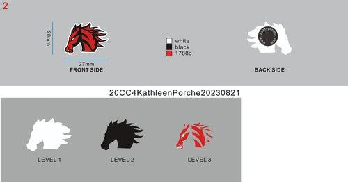 CUSTOM SHOE CHARMS -20CC4Kathleen Porche