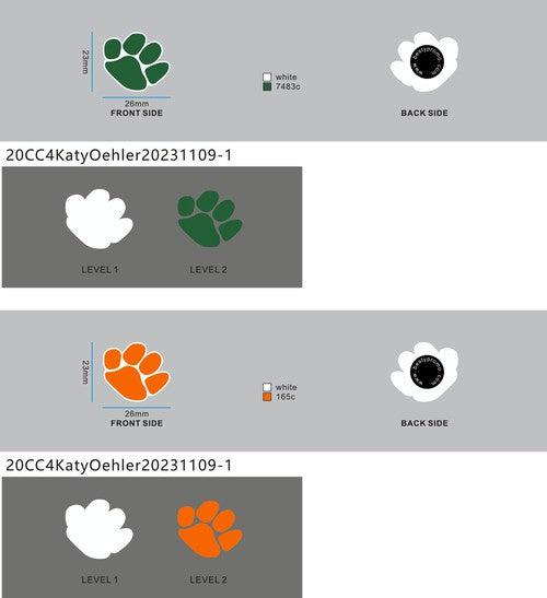 CUSTOM SHOE CHARMS - 20CC4Katy Oehler