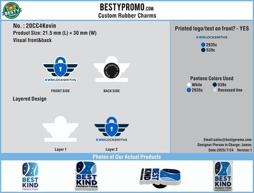 Custom Shoe charms-20CC4Kevin 250724