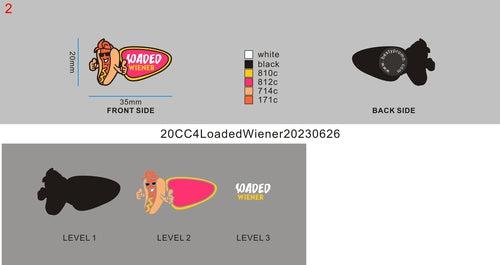 CUSTOM CLOG CHARMS - 20CC4LoadedWiener20230626