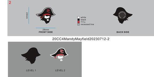 CUSTOM SHOE CHARMS-20CC4MandyMayfield