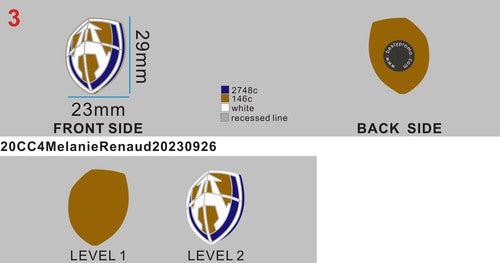 CUSTOM SHOE CHARMS - 20CC4Melanie Renaud