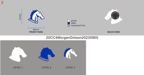 CUSTOM SHOE CHARMS -  20CC4Morgan Dotson