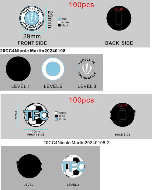 CUSTOM CLIP SHOE CHARMS-20CC4Nicole Martin