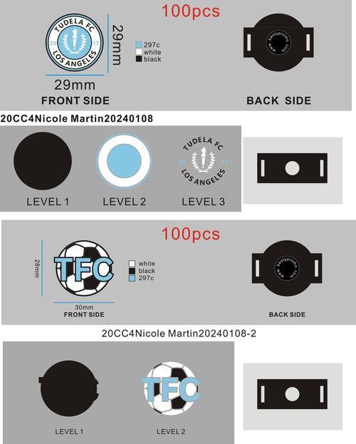 CUSTOM VERSATILE SHOE CHARMS-20CC4Nicole Martin