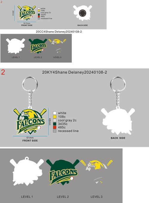 Custom Shoe Charms and Rubber keychains-20CC4Shane Delaney