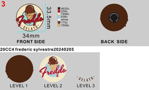 CUSTOM SHOE CHARMS - 20CC4 Frederic Sylvestre