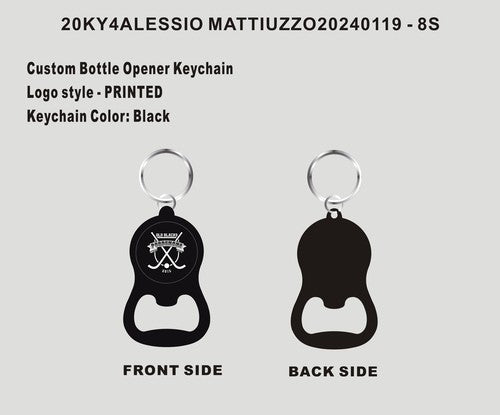 ALUMINIUM BOTTLE OPENER KEYCHAINS-20KY4ALESSIO MATTIUZZO