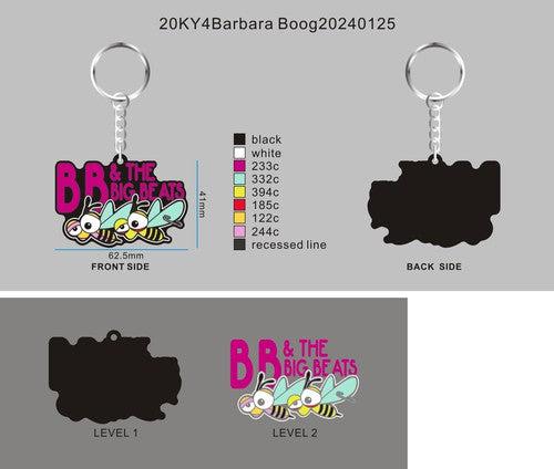 CUSTOM RUBBER KEYCHAINS - 20KY4Barbara Boog