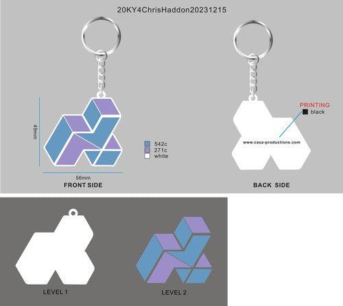 CUSTOM RUBBER KEYCHAINS -20KY4Chris Haddon