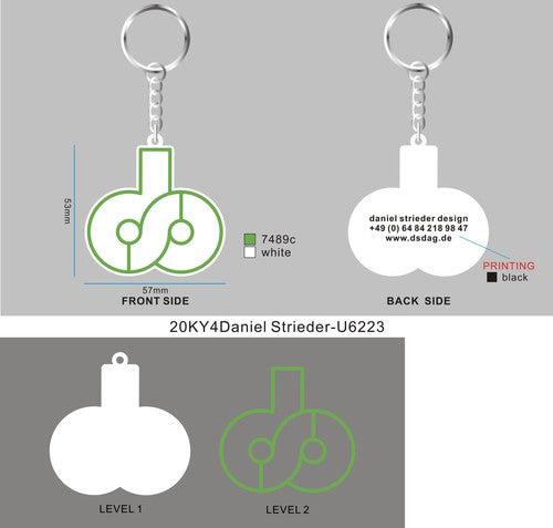 CUSTOM RUBBER KEYCHAINS - 20KY4Daniel Strieder
