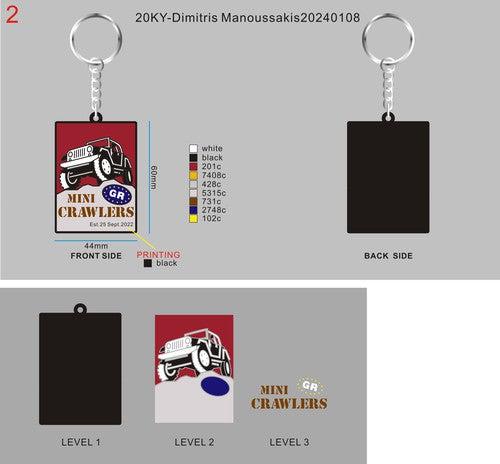 CUSTOM RUBBER KEYCHAINS - 20KY4Dimitris Manoussakis