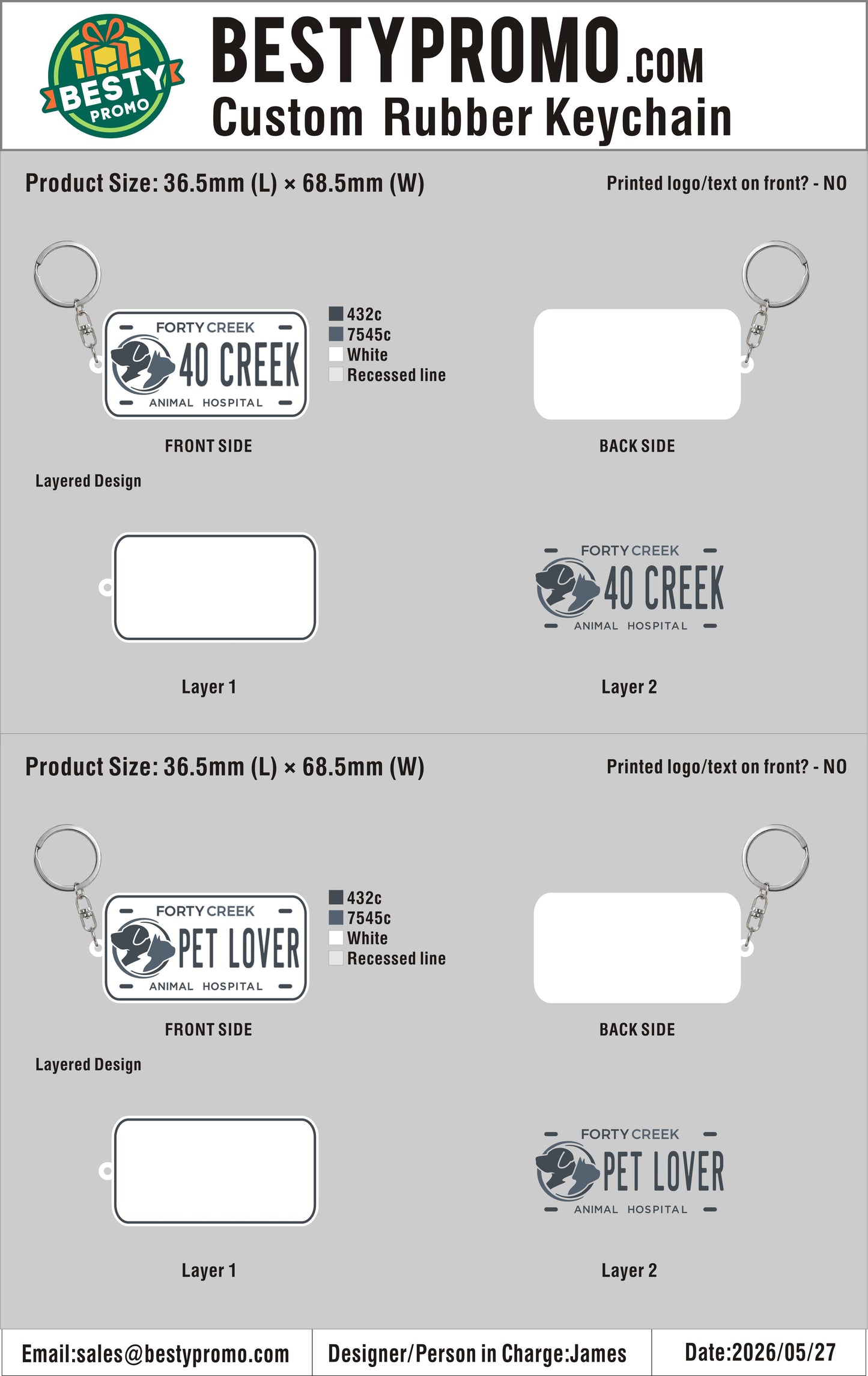 Custom 3D Die Cut Rubber Keychains - 20260608-20