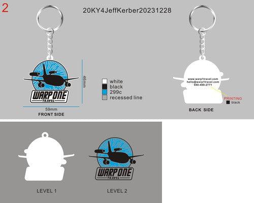 CUSTOM RUBBER KEYCHAINS -  20KY4Jeff Kerber