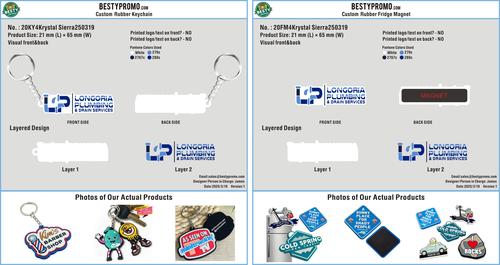 CUSTOM KEYCHAINS AND FRIDGE MAGNET-20KY4Krystal Sierra-Reorder