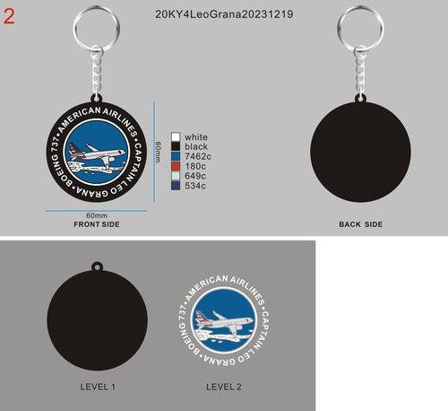 CUSTOM RUBBER KEYCHAINS - 20KY4Leo Grana