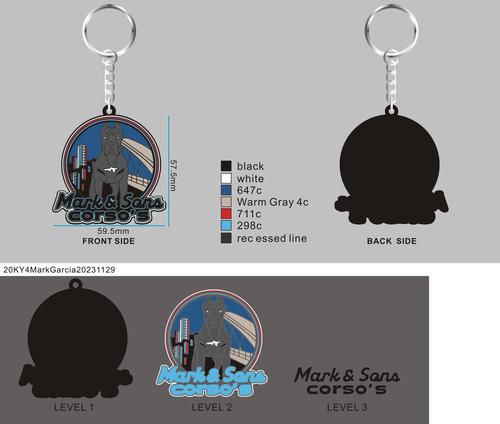 Custom Rubber Keychains-20KY4Mark Garcia250405