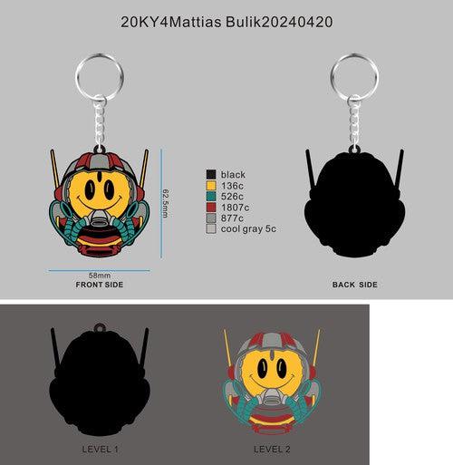 CUSTOM RUBBER KEYCHAINS - 20KY4Mattias Bulik-Reorder