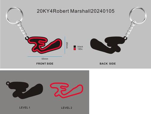 CUSTOM RUBBER KEYCHAINS -20KY4Robert Marshall