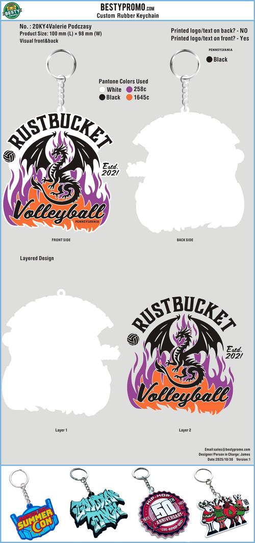 Custom Rubber keychains-20KY4Valerie Podczasy-RE