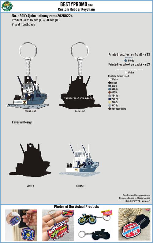 CUSTOM RUBBER KEYCHAINS-20KY4john anthony zema