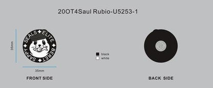 Custom shoe chamrs+3D Pins-20CC4Saul Rubio