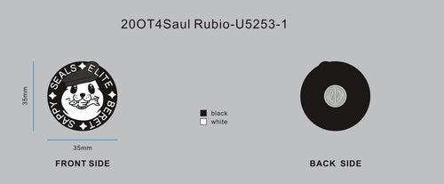Custom 3D pvc Lapel Pins-20CC4Saul Rubio