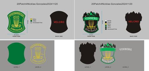 CUSTOM RUBBER PATCH- ReORDER 20Patch4Nicklas Gonzales