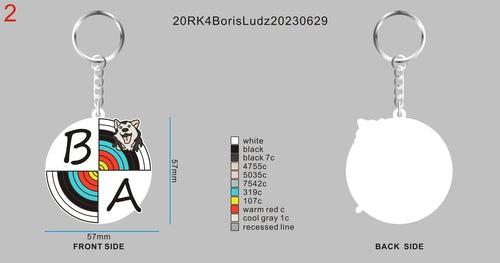 CUSTOM RUBBER KEYCHAINS - 20RK4BorisLudz20230629