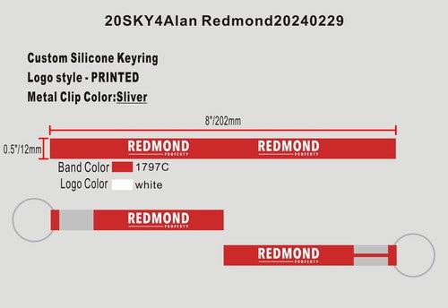 CUSTOM SILICONE KEYCHAINS-Reorder 20SKY4Alan Redmond
