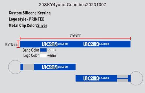 CUSTOM SILICONE KEYCHAINS - 20SKY4yanet Coombes