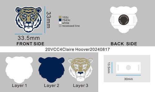 CUSTOM VERSATILE SHOE CHARMS-20VCC4Claire Hoover