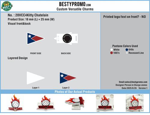 Custom Versatile shoe charms-20VCC4Kitty Chatelain 250626