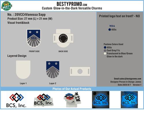 Custom Versatile Glow shoe charms-20CC4Vanessa Sapp 250808